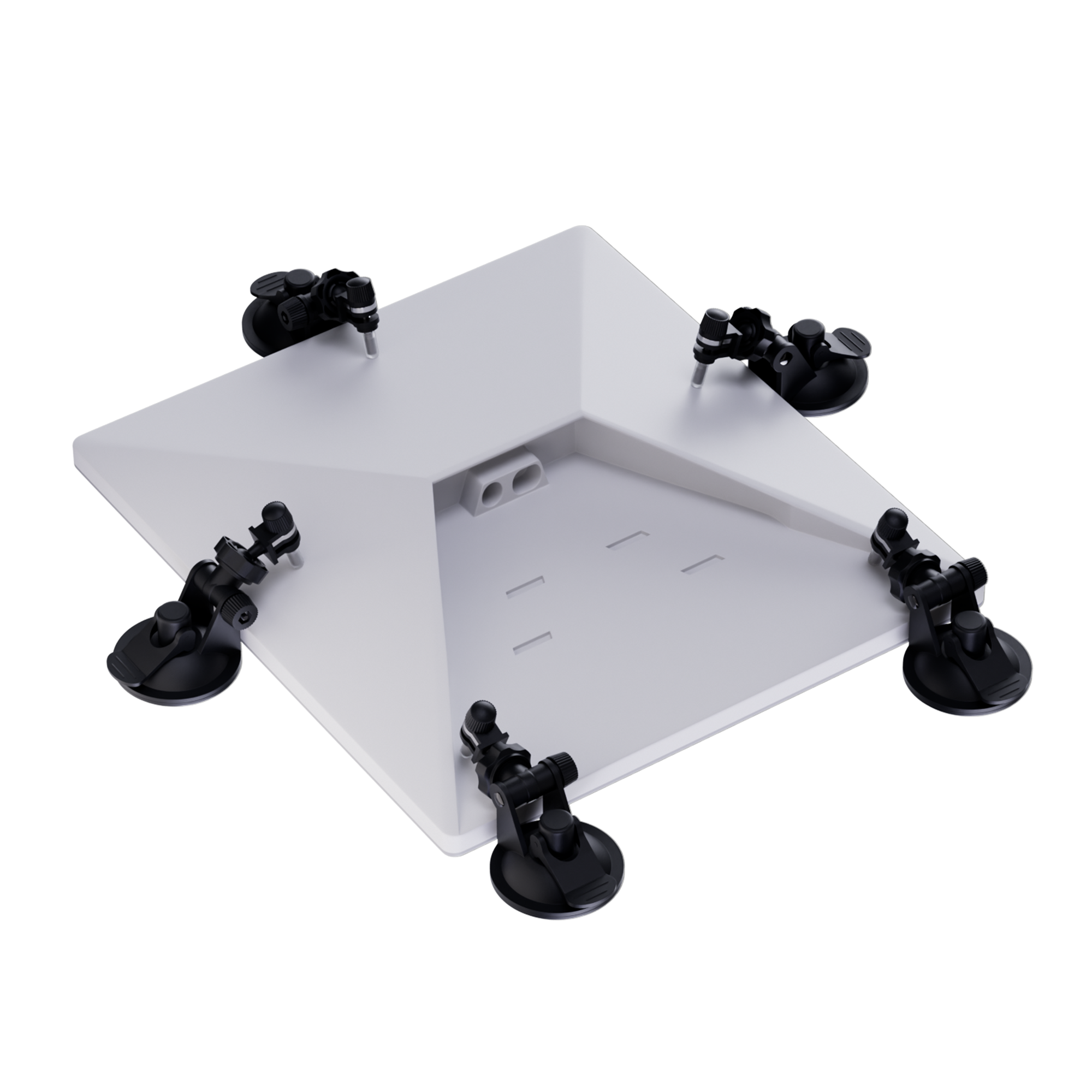 Starlink Mini 5-Cup Suction Mount with 360° Arm, Heat-Resistant for Car Roof at High Speed.