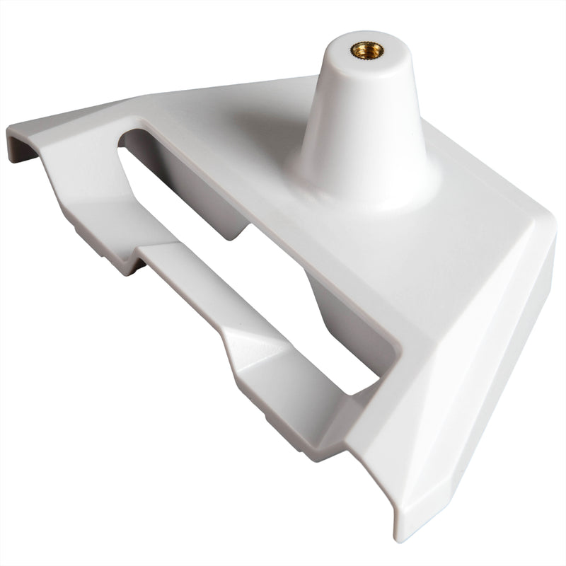 Standard 1/4"-20 Threaded Insert, Connects to Any Photo Tripod, Suction Cup, or Clamp for Versatility.