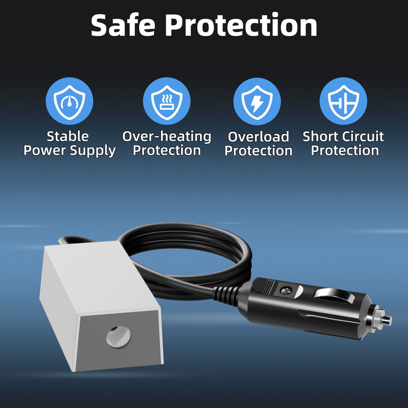 All-in-One Plug-and-Play with Heavy-Duty Cable, Waterproof DC Connector & Corrosion-Resistant Lighter Plug for RVs, Overland Rigs, Fleets.