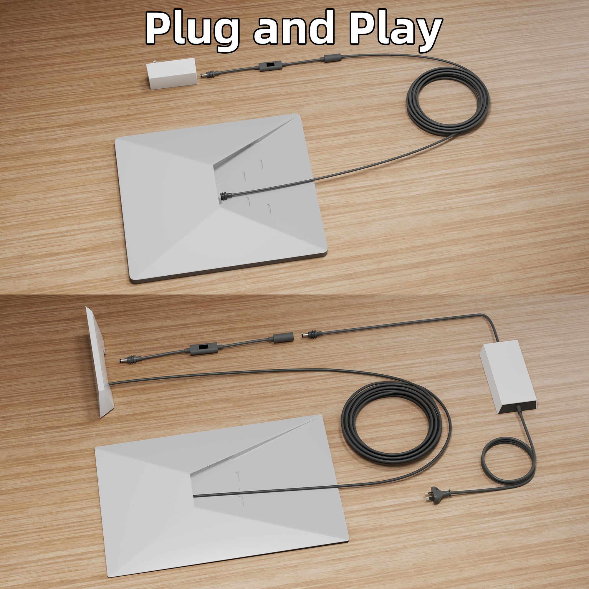 RV/Solar Off-Grid: Adapter with Display Monitoring Power from Battery in Real-Time to Prevent Unexpected Outages.
