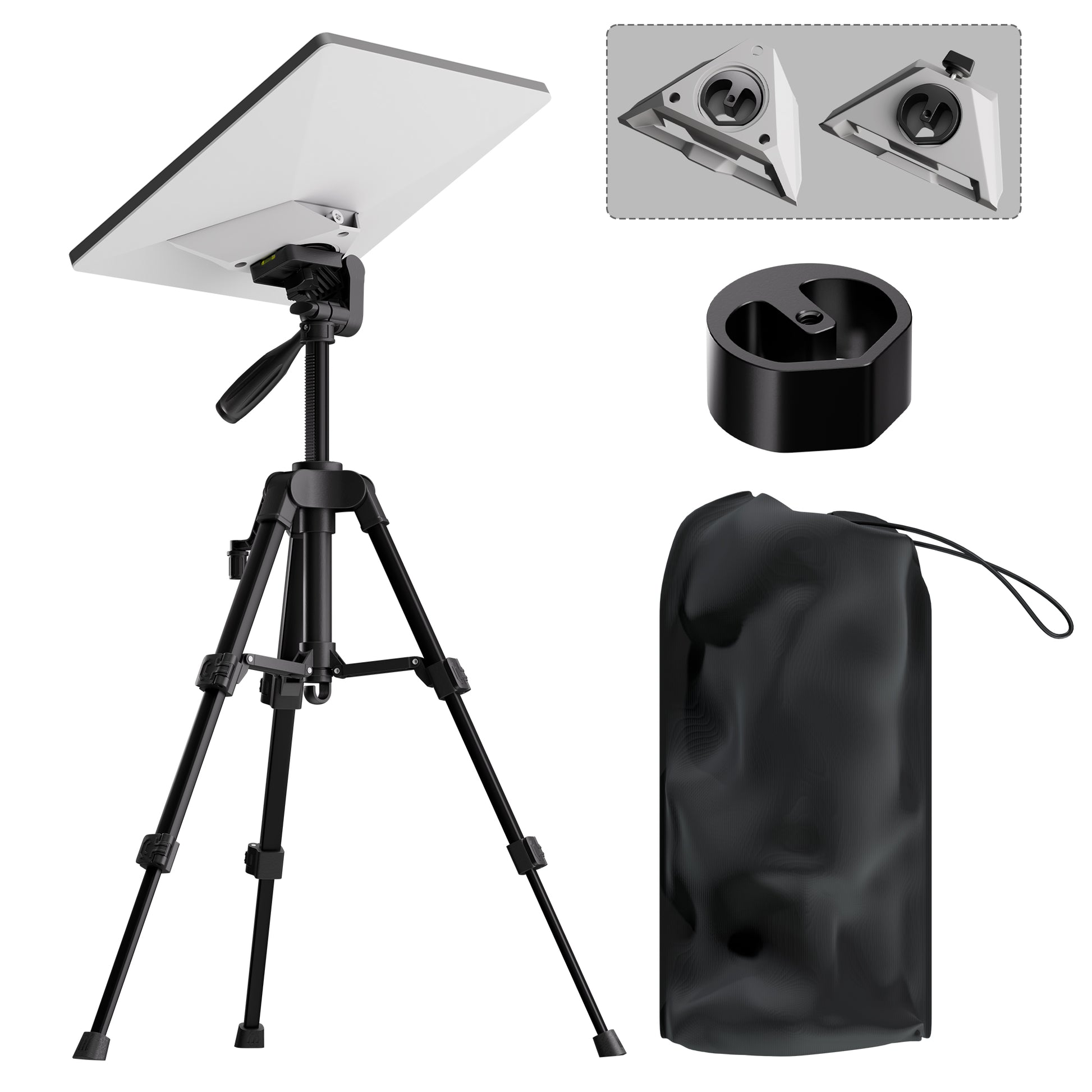 Starlink Mini Adjustable Tripod Mount with 2025 Upgraded Adapter, Compatible with New and Original Models for Portable Satellite Internet.