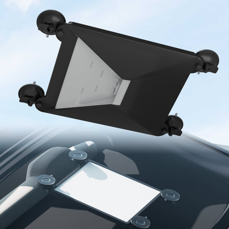 Off-Road Driving/Mobile Office: Quick In-Car Deployment of Mini via Suction Mount for Uninterrupted Critical Connection.