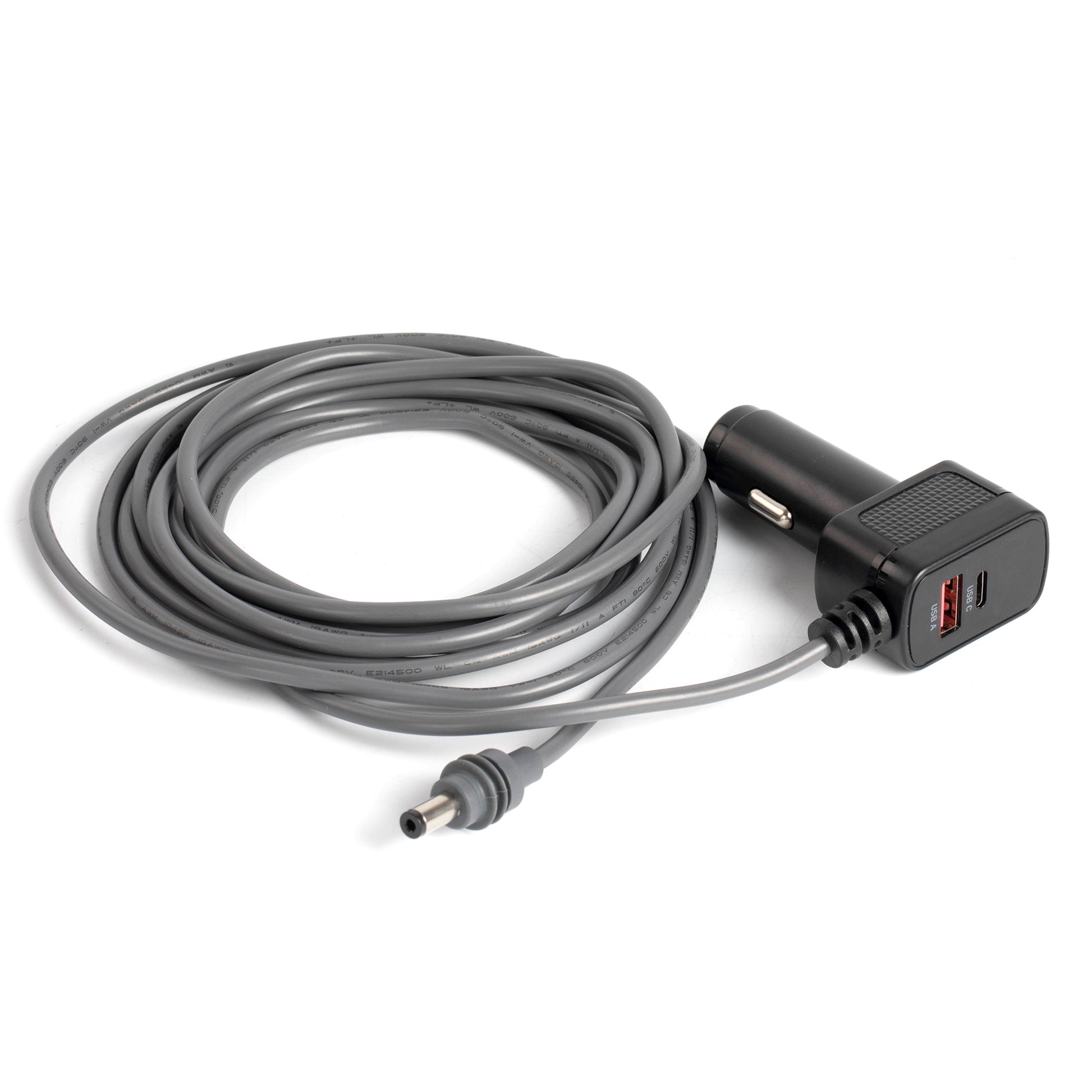 3-in-1 Hub: Powers Mini via DC While Fast-Charging Phone/Tablet via USB-C (PD) & USB-A (QC).