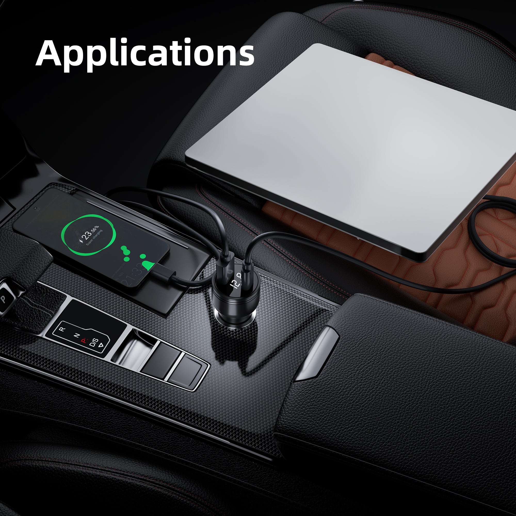 Dual-Port Charging: Powers Mini via USB-C (PD) While Fast-Charging Laptop/Phone via USB-A (QC 3.0).
