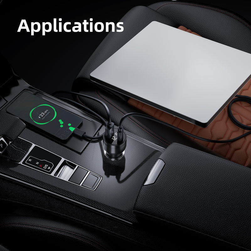 Dual-Port Charging: Powers Mini via USB-C (PD) While Fast-Charging Laptop/Phone via USB-A (QC 3.0).