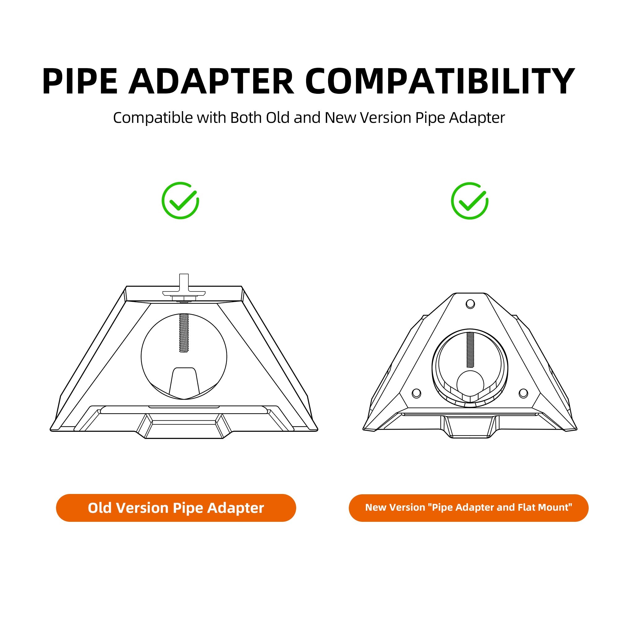 Crab-Style Claw Fits 0.59" to 1.57" Poles/Rails, Perfect for Roof Racks, Ladders, and Railings.