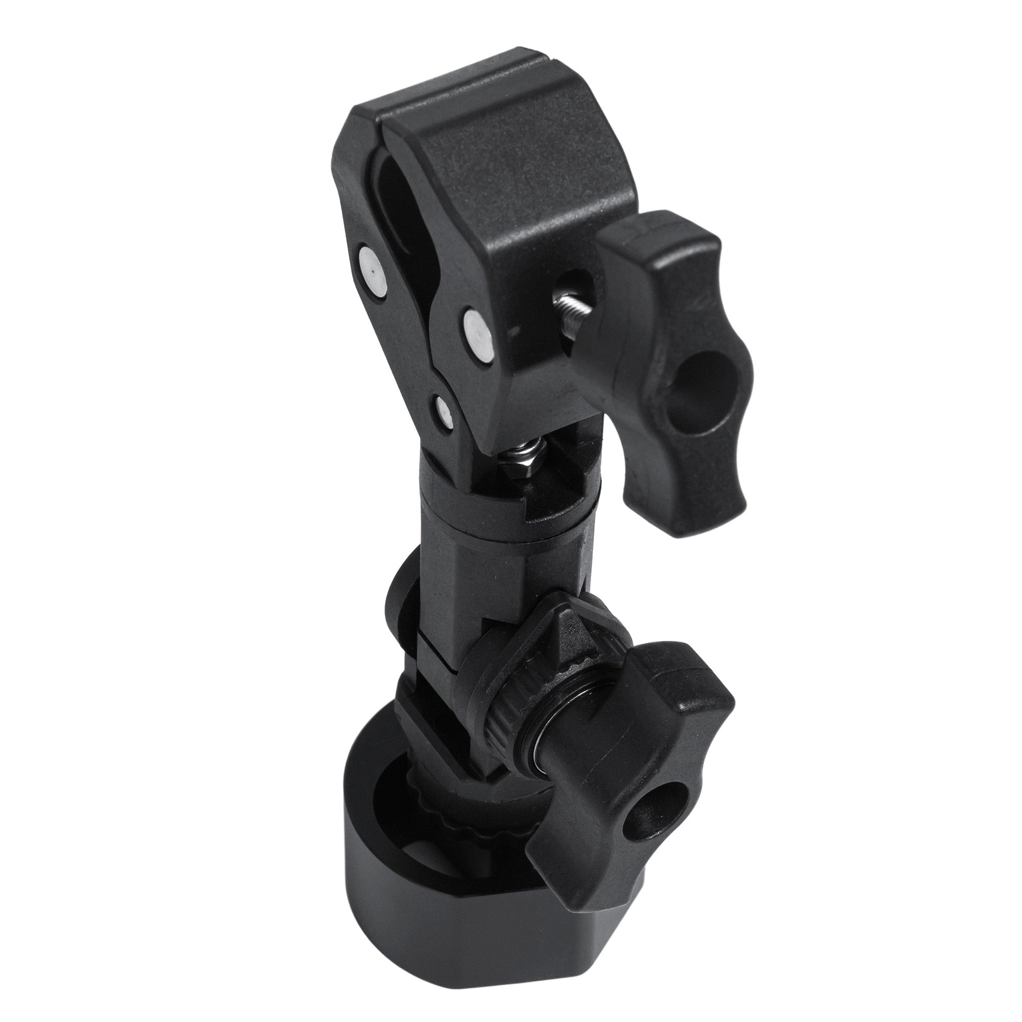 Precision-Machined Aluminum Block Fits Mini's OEM Pipe Adapter for a Wobble-Free Connection.