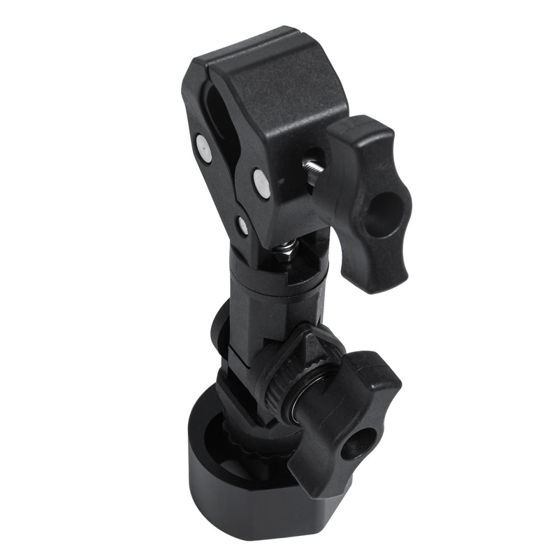 Precision-Machined Aluminum Block Fits Mini's OEM Pipe Adapter for a Wobble-Free Connection.
