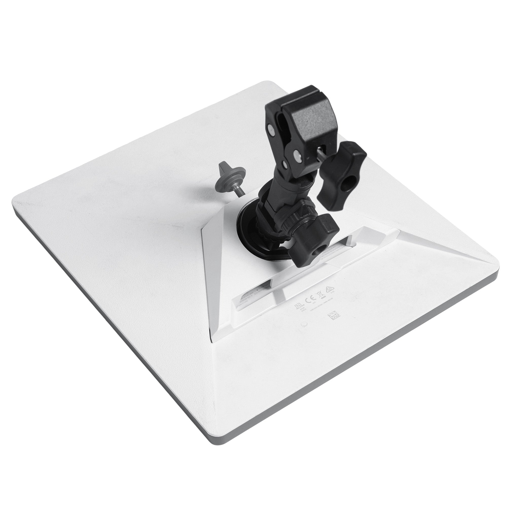Temporary Setup on Deck Table Edge or Vehicle Crossbar for a Quick, Stable Off-Grid Workspace.