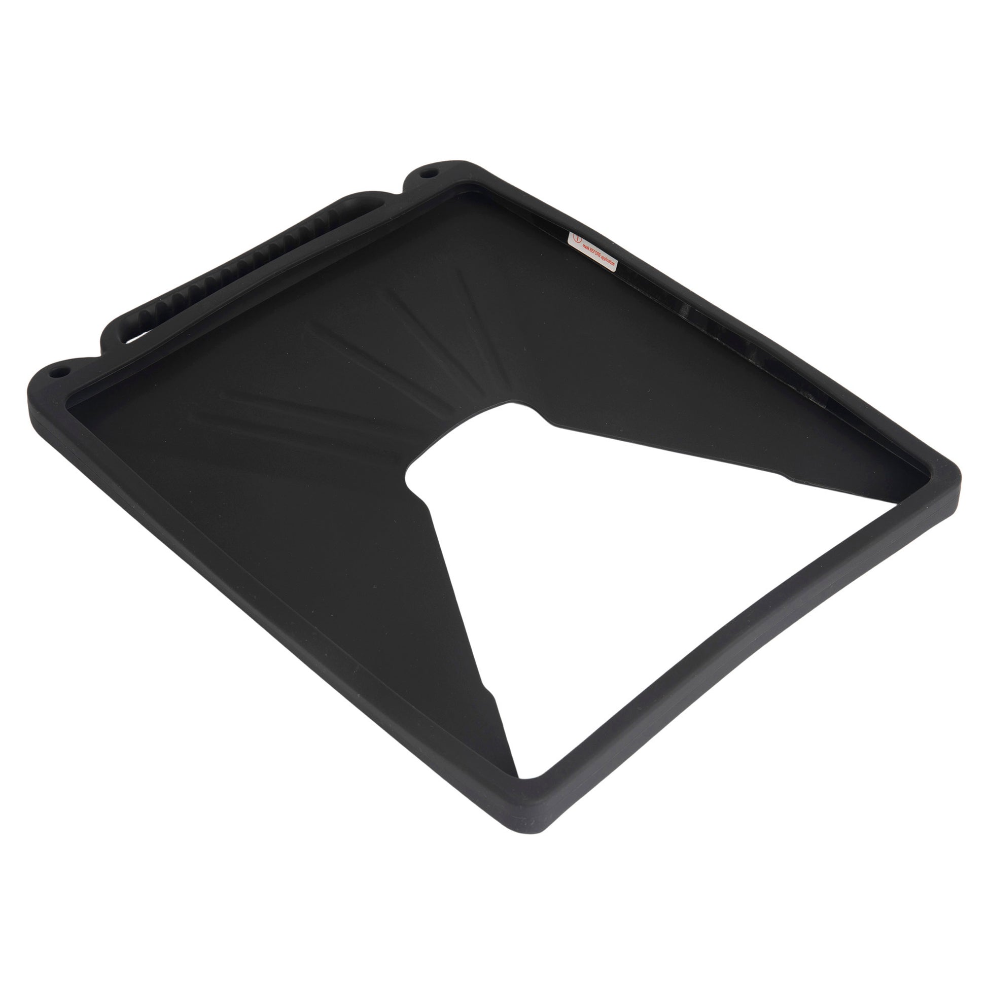Quick Slip-On Installation: Dish Slides Easily into Cover for a Snug, Secure Fit in Seconds.