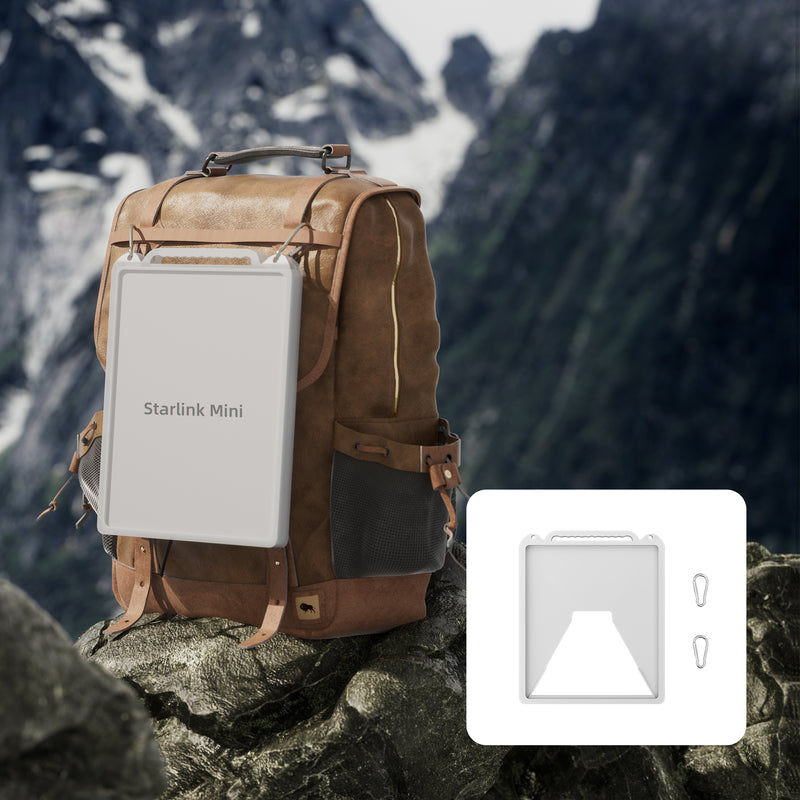 Built-in Heavy-Duty Spring Hooks and Carabiners Provide Secure Attachment Points for Backpack.
