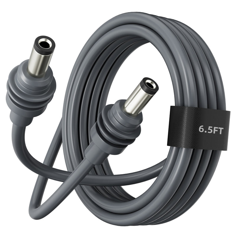 Close-up of DC Male to Male Connectors for Starlink Mini, Ensuring a Secure, Plug-and-Play Power Connection.