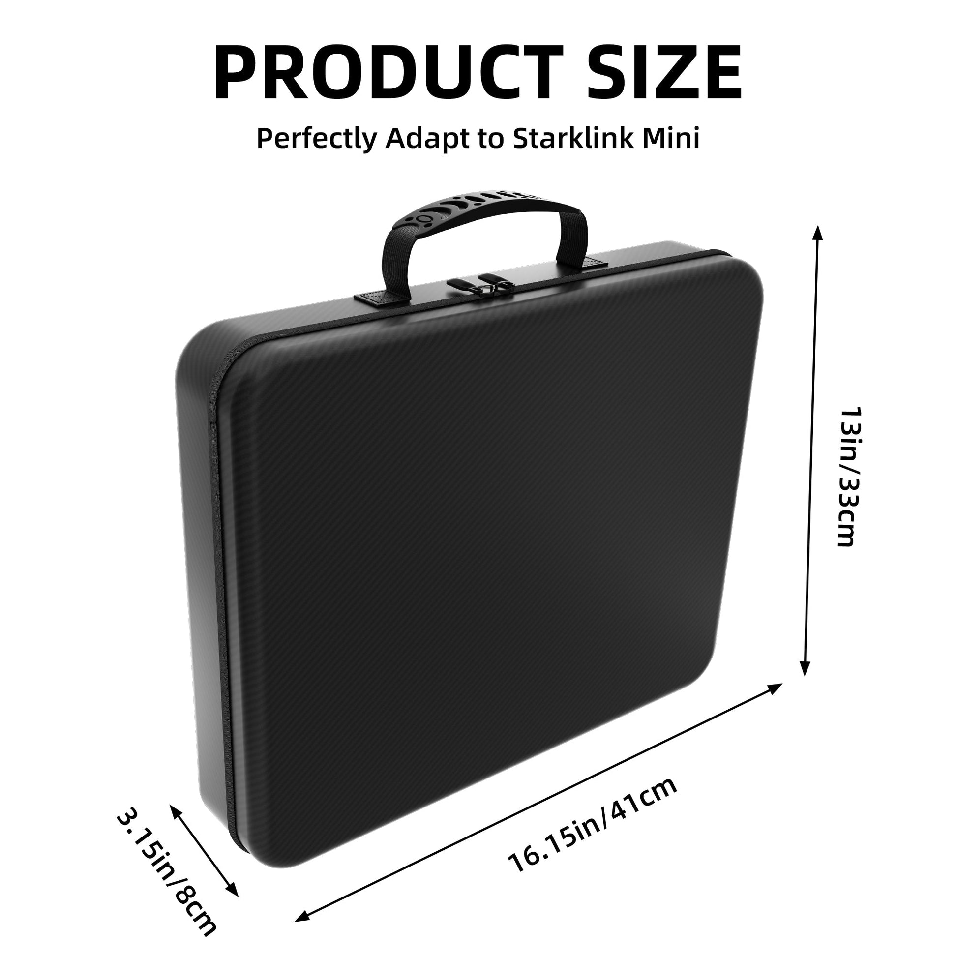 Precision-Molded Interior Compartments Secure Dish, Power Adapter & Cables, Preventing Shifts and Scratches.