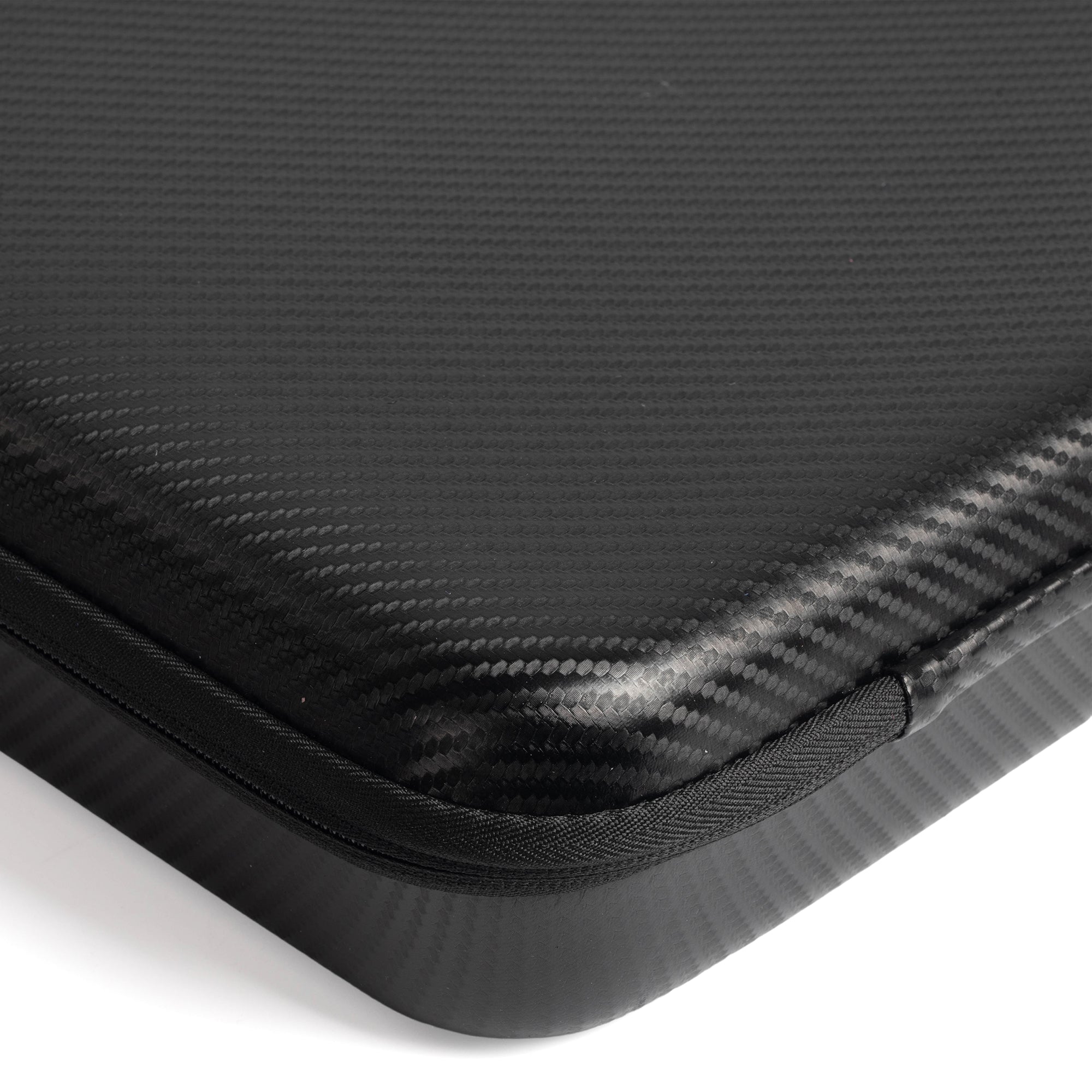 Integrated Internal Mesh Pocket for Neat Storage of Extra Adapters, Connectors, and Mounting Hardware.