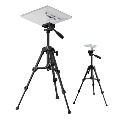 Extendable Tripod Compatible with Starlink Mini, 27" with 3-Way Pan Head and 1/4" Adapter