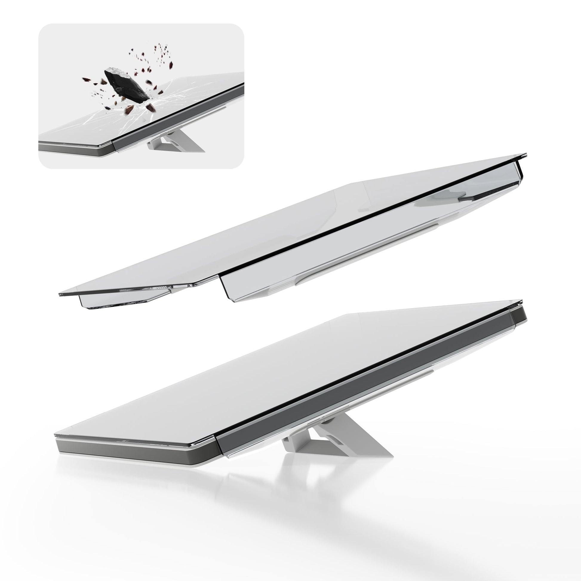 Starlink Mini Hard Shell Protective Cover, HDPE Industrial-Grade with Side Clips, Crush-Proof, Signal-Transparent.