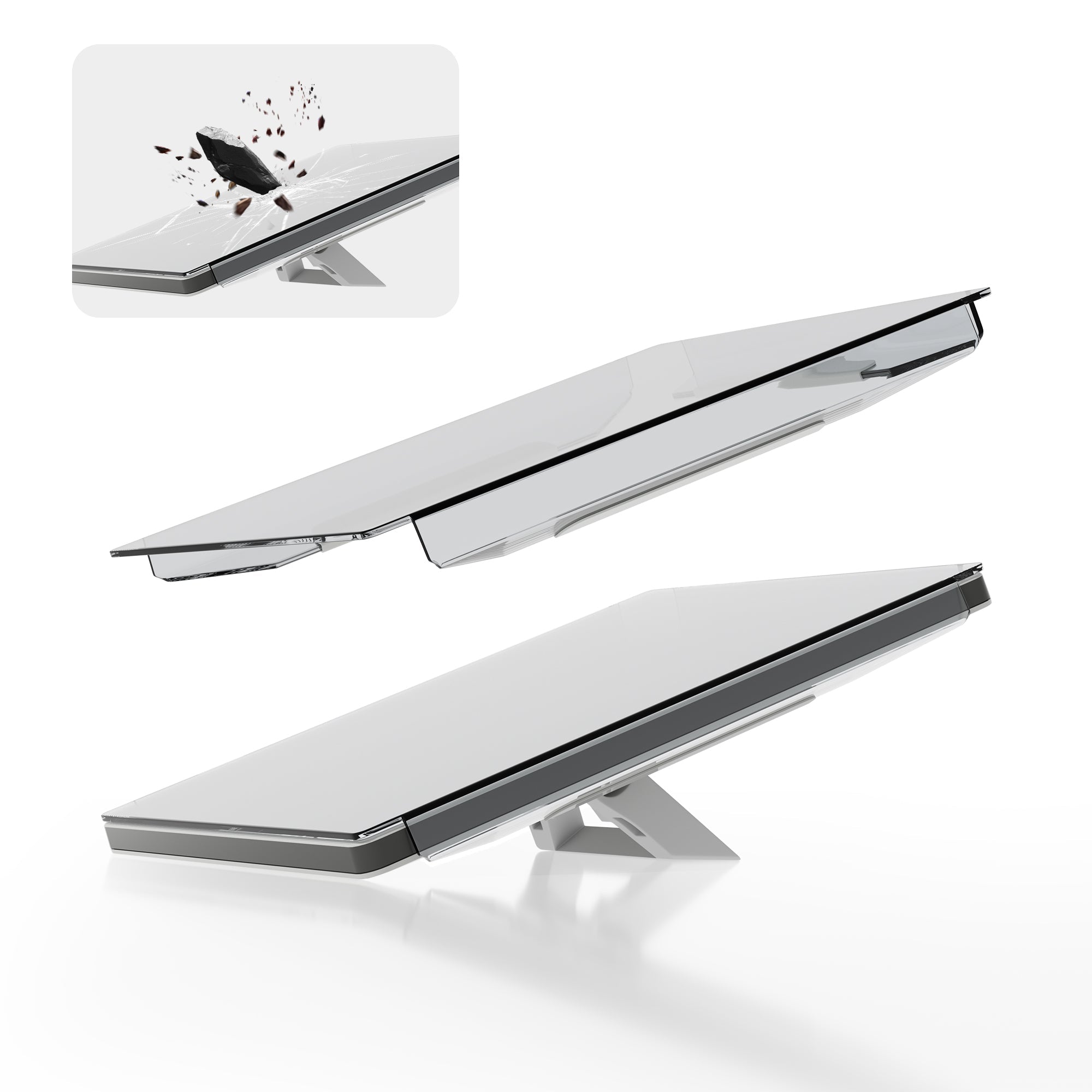 Starlink Mini Hard Shell Protective Cover, HDPE Industrial-Grade with Side Clips, Crush-Proof, Signal-Transparent.