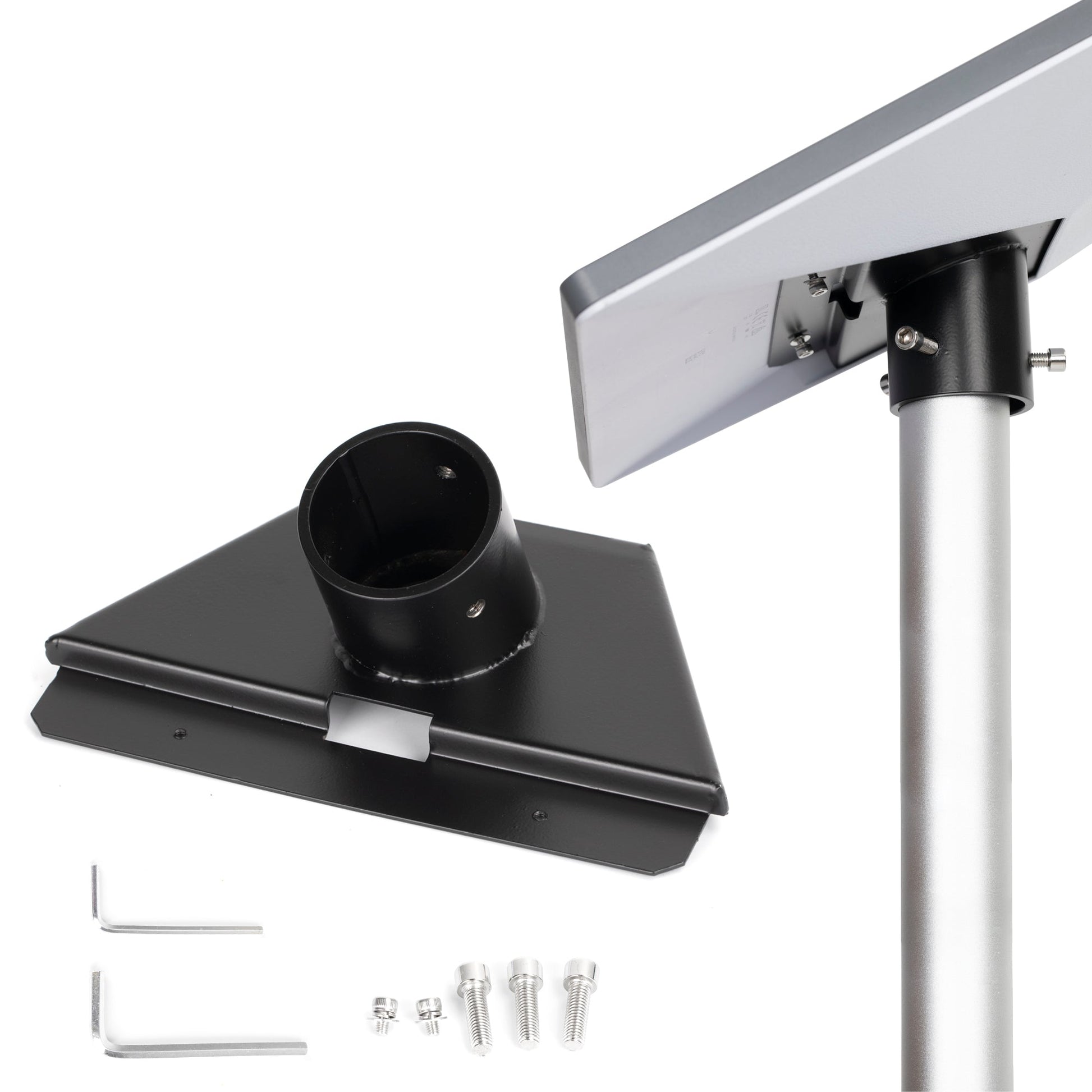 Starlink Mini Metal Pipe Adapter, Heavy-Duty Ferroalloy, for Poles up to 1.4", Stable Signal Boost.