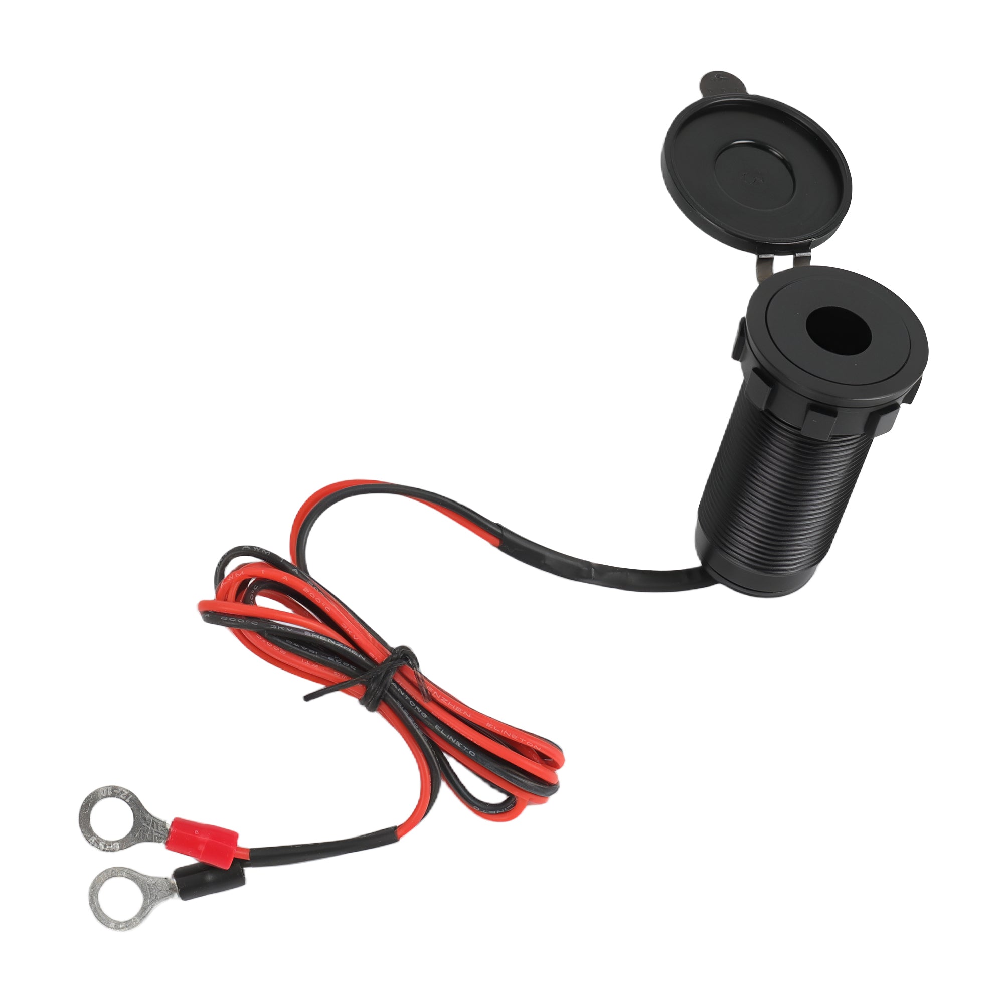 IP67 Waterproof and Dustproof Cap Closed, Protecting DC Port from Rain, Mud, and Salt Spray for Marine and Off-Road Use.
