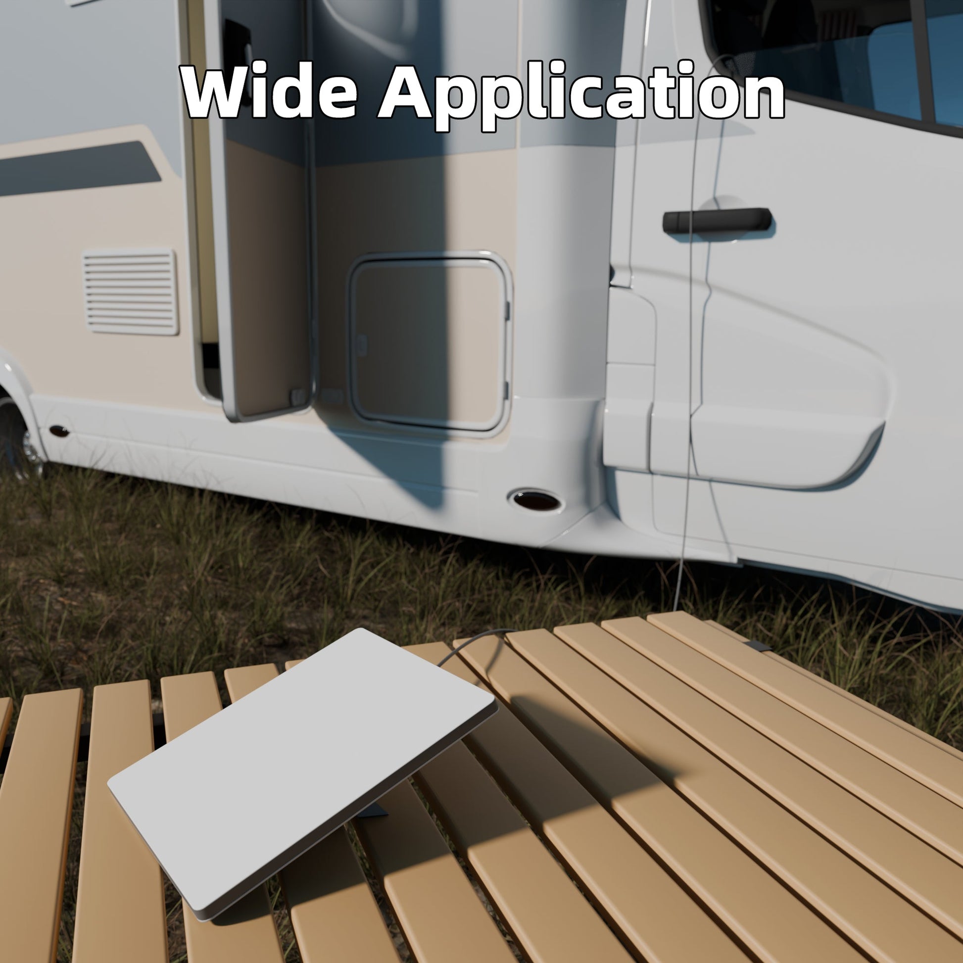 In-RV Living Area or Long-Haul Truck Cab: Adapter Provides Stable Power to Starlink Mini for Uninterrupted Internet on the Move.