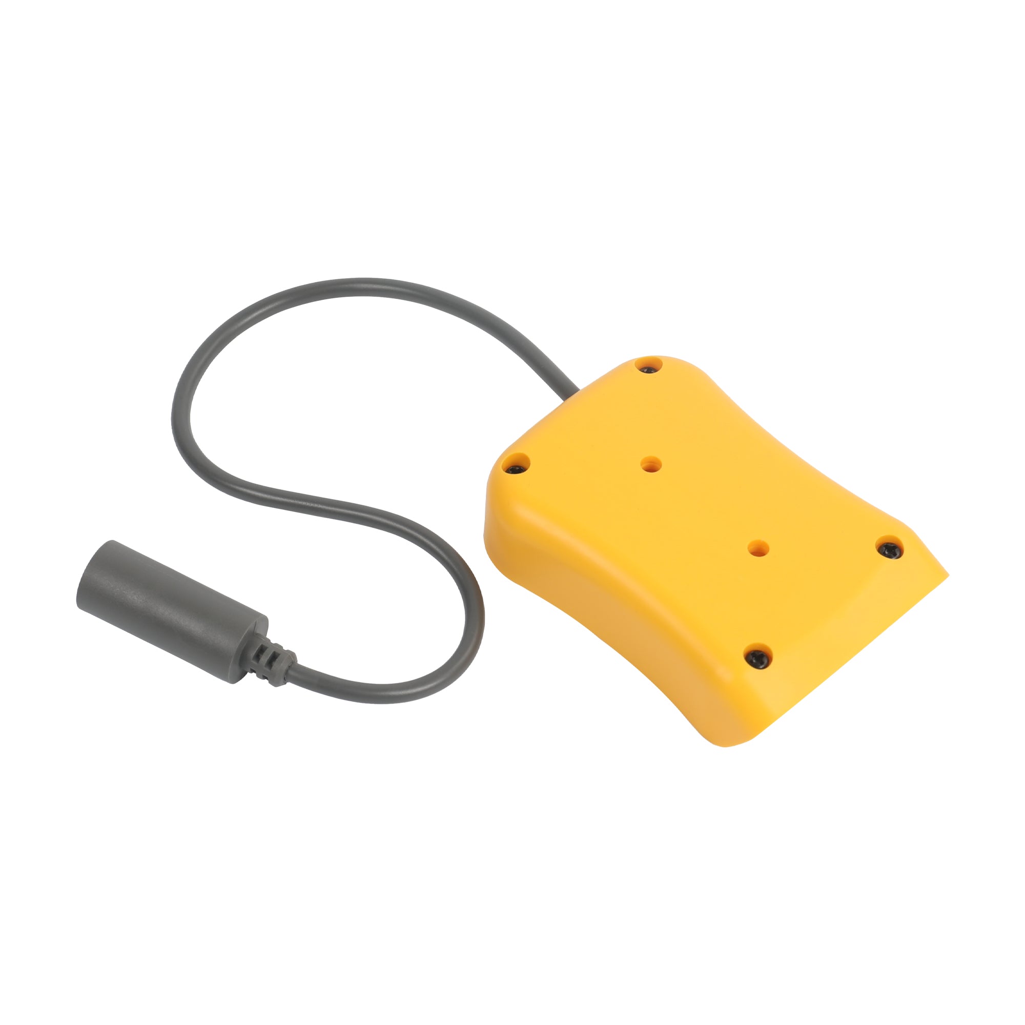 Job Site/Backyard Camping: Practical Use of Adapter to Power Mini from DeWalt Battery for On-Demand Internet.