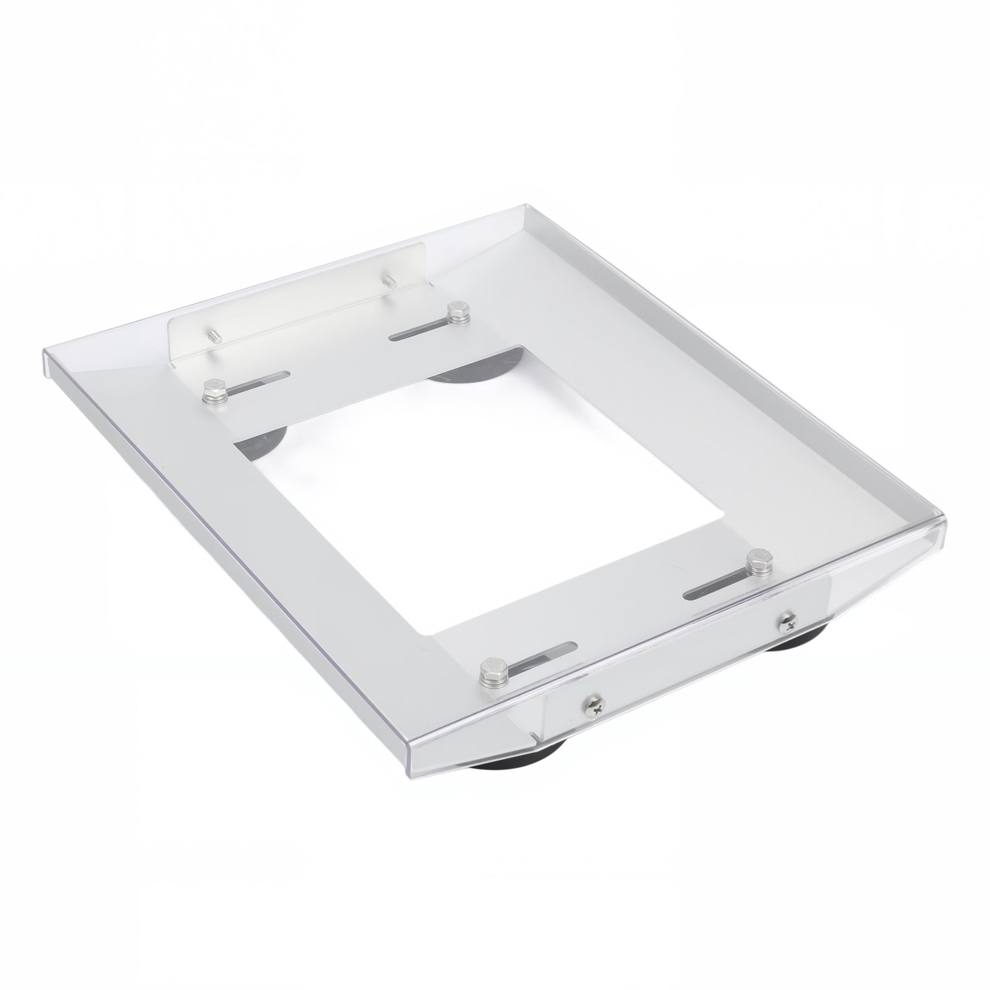 Starlink Mini Quad Magnetic Roof Mount, Transparent Shield, Aluminum Frame, for SUV/RV No-Drill Mounting.