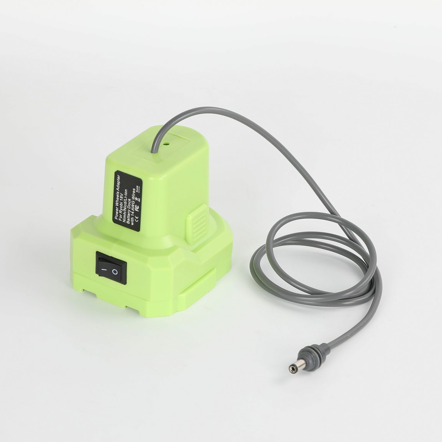 Diagram: Converts Ryobi 18V ONE+ Battery to High-Capacity Power Bank for Mini, for Job Sites, Camping, Off-Grid.