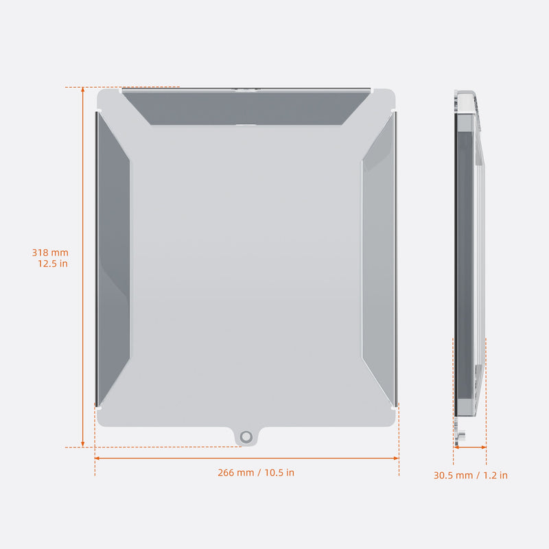 RF-Transparent Engineering Diagram: 360° Physical Barrier with Zero Signal Attenuation or Speed Drop.