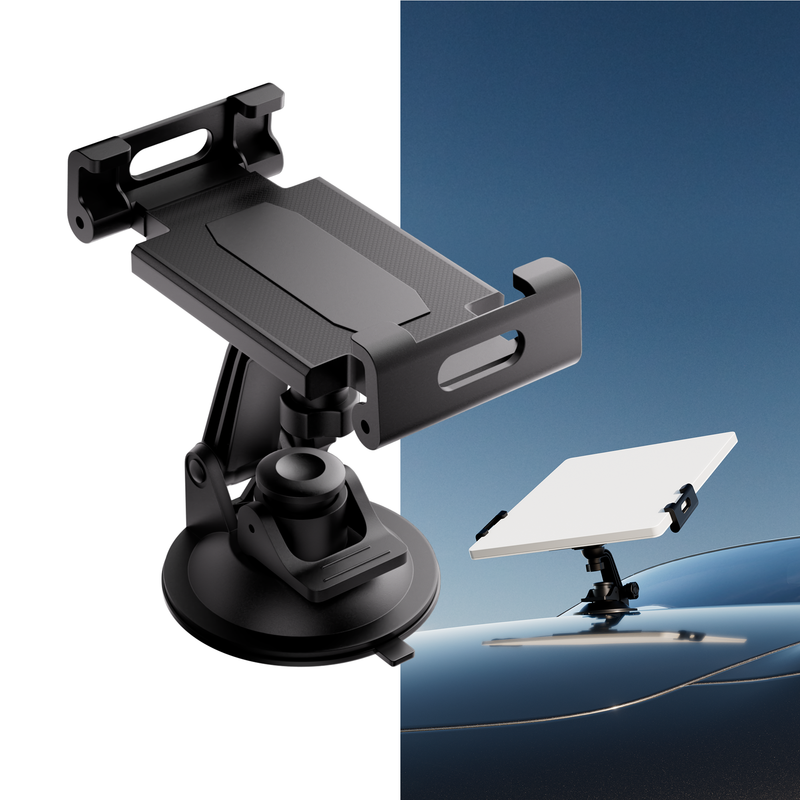 Industrial-Strength Suction Cup with Locking Lever for Rock-Solid Grip on Glass or Dashboards, Stable on Rough Terrain.