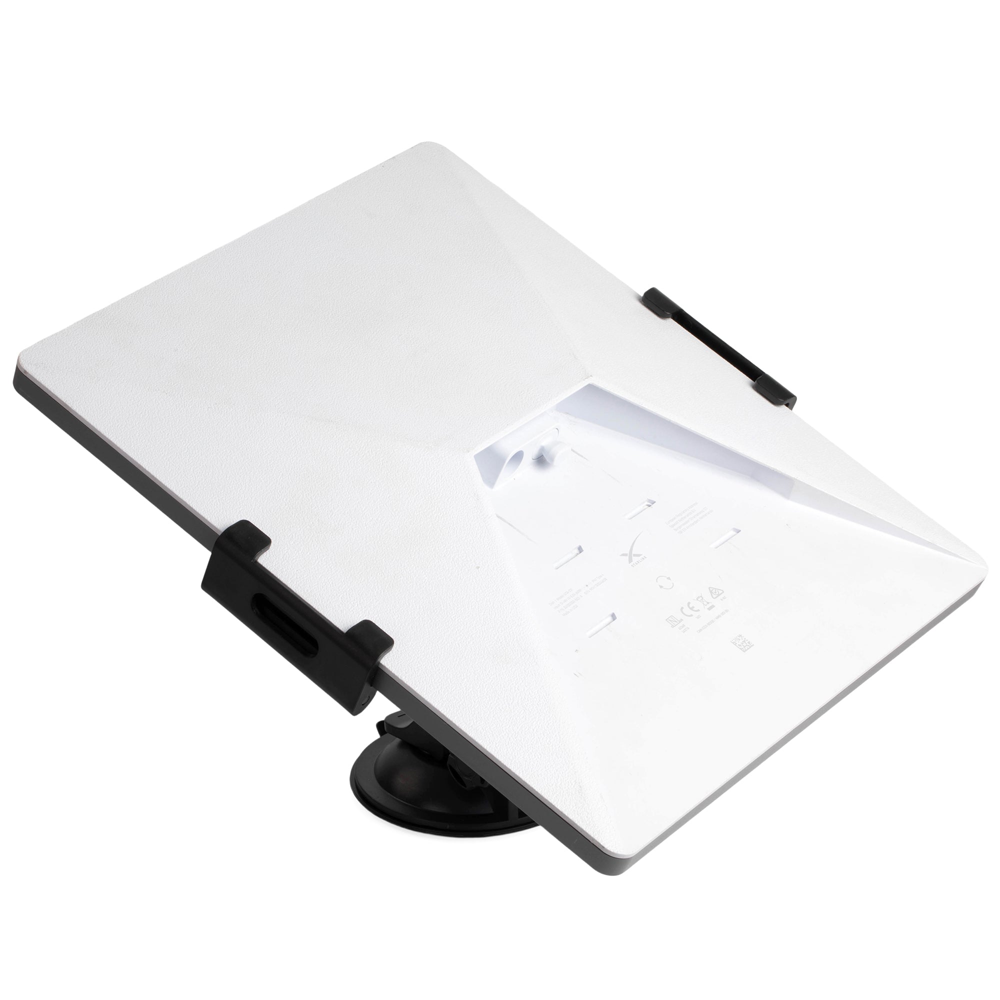 Suction Mount in Use on Various Smooth Surfaces: Glass Table, Window Sill, Cabin Glass, Showcasing Versatility.