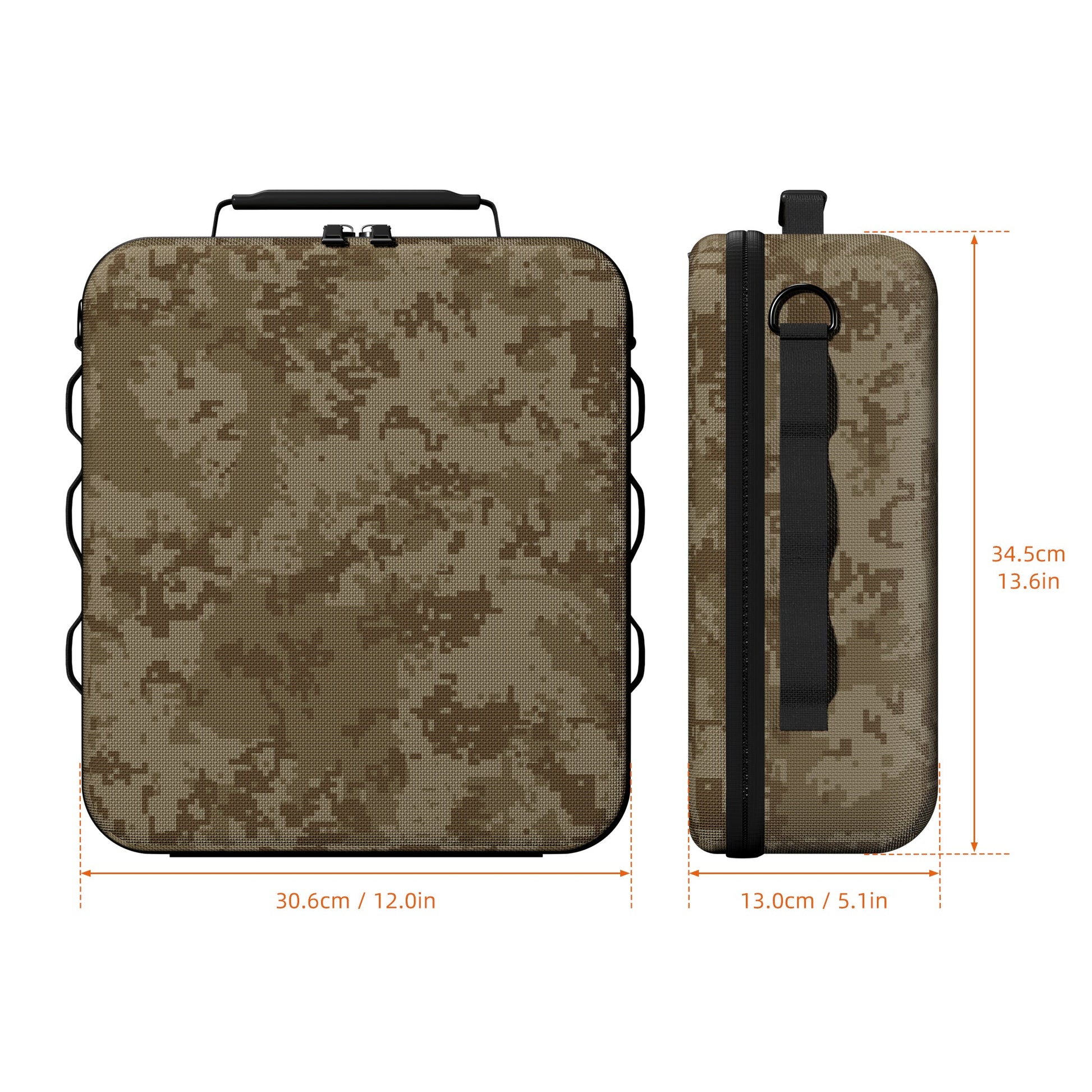 Army Digital Camo Exterior Blends into Outdoor Environments, Ideal for Overlanding, Hunting, and Stealth Camping.