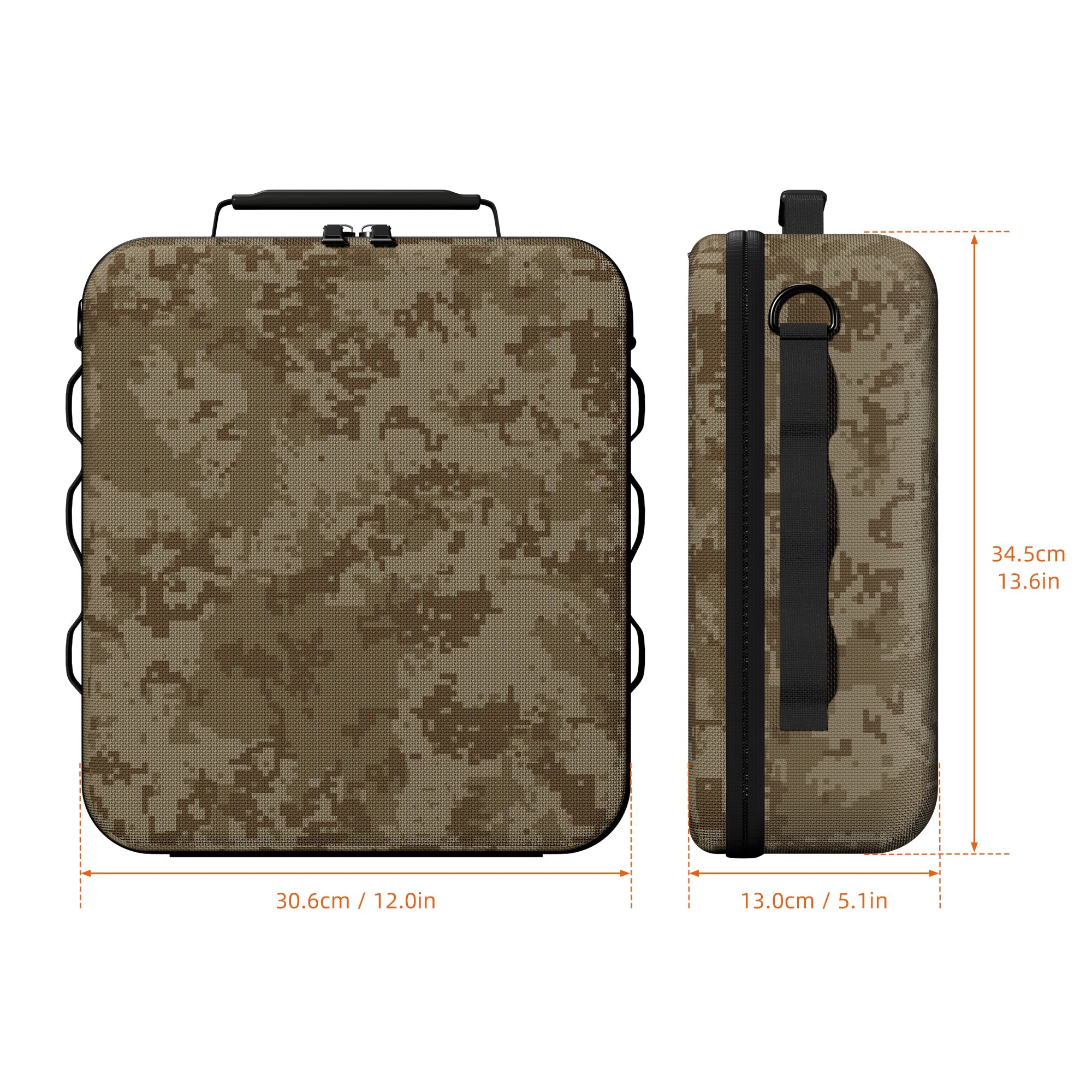 Army Digital Camo Exterior Blends into Outdoor Environments, Ideal for Overlanding, Hunting, and Stealth Camping.