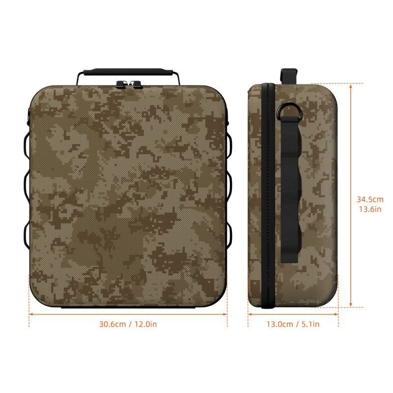 Army Digital Camo Exterior Blends into Outdoor Environments, Ideal for Overlanding, Hunting, and Stealth Camping.