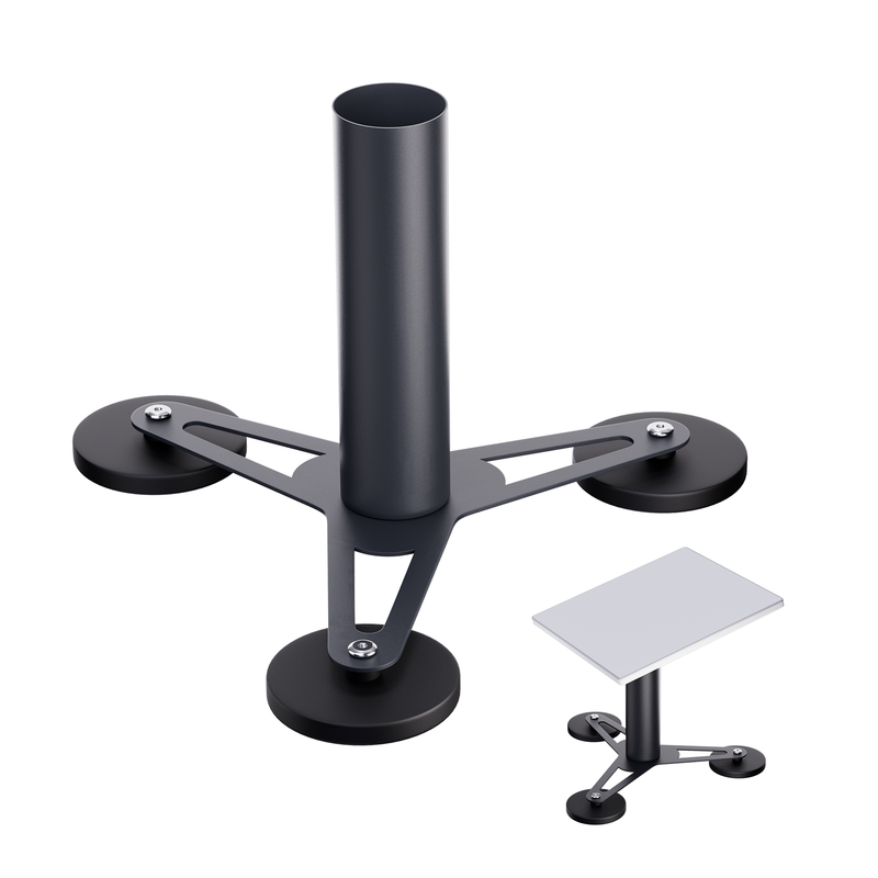 Starlink Mini Triple Magnetic Mount, Rubber-Coated No-Drill Base, Compatible with OEM Pipe Adapter.
