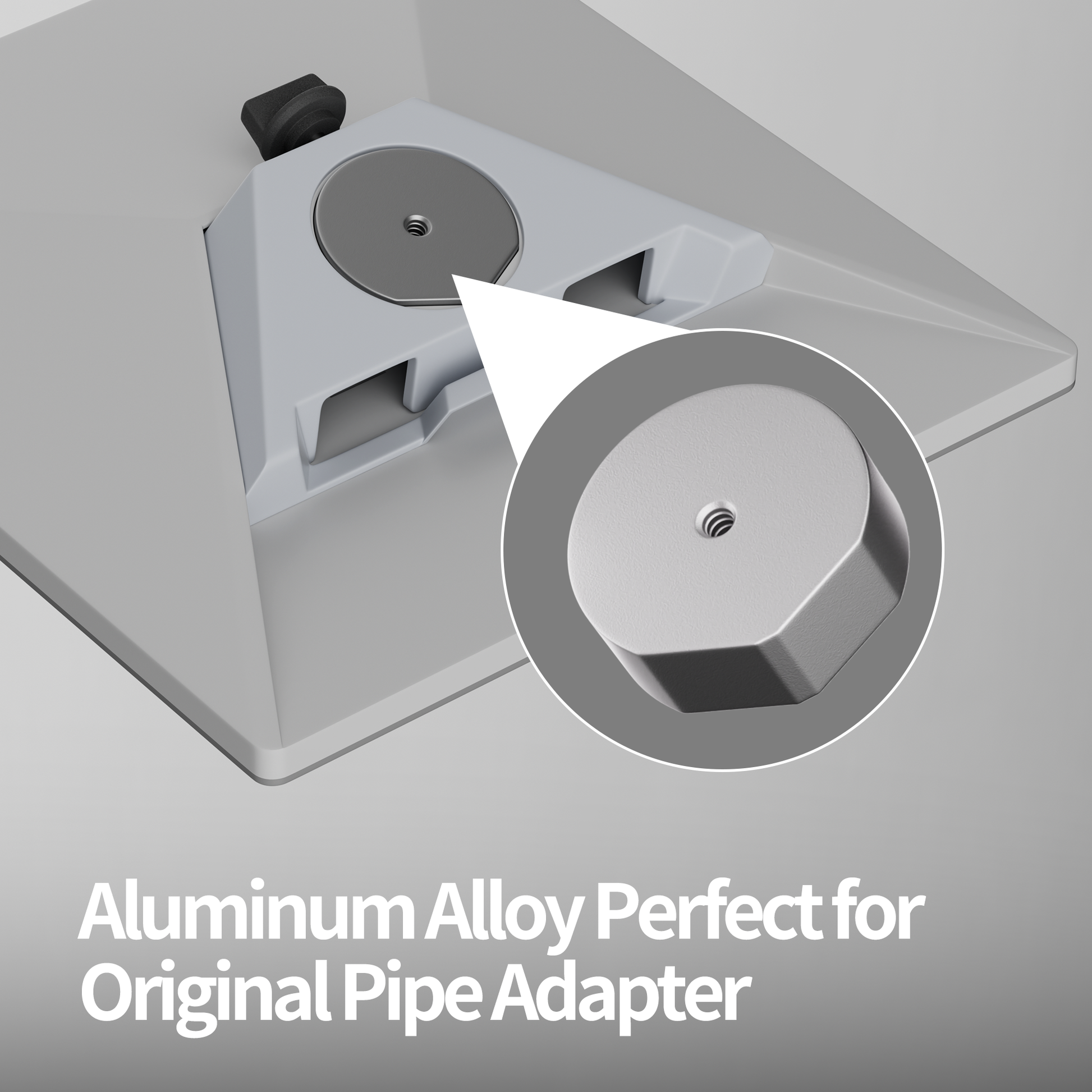 Multi-Axis Adjustable Legs and Extendable Center Pole (up to 18.9″) to Elevate Dish Above Obstacles.