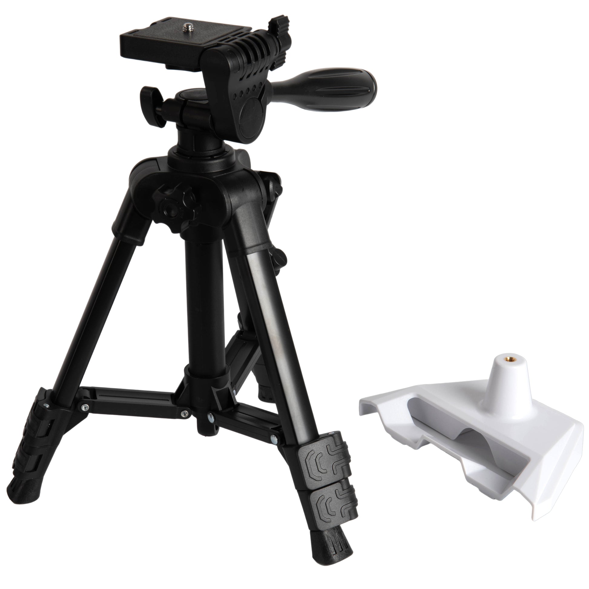 3-Way Pan Head (360° Swivel, 270° Tilt, 90° Pitch) for Precise Fine-Tuning of Mini Dish Angle.
