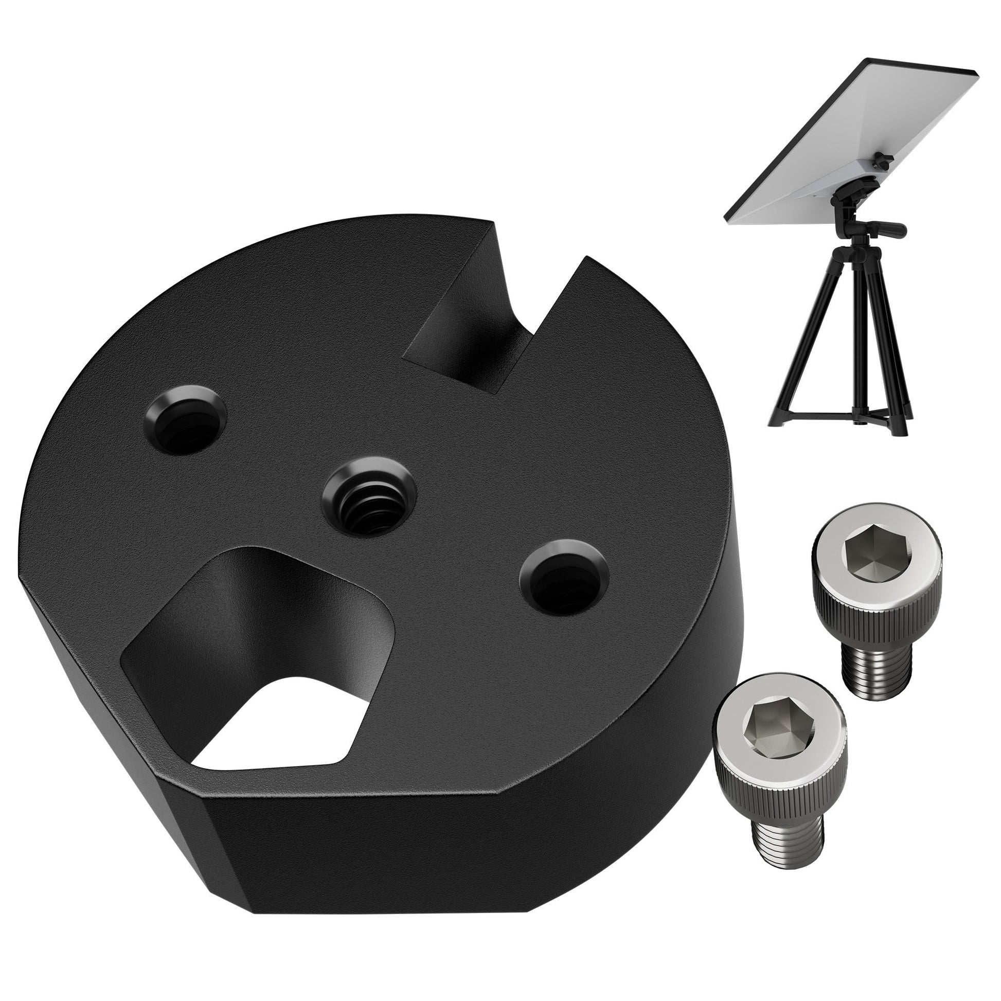 Starlink Mini Tripod Adapter, Anodized Aluminum, 1/4"-20 Universal Thread, OEM Compatible.