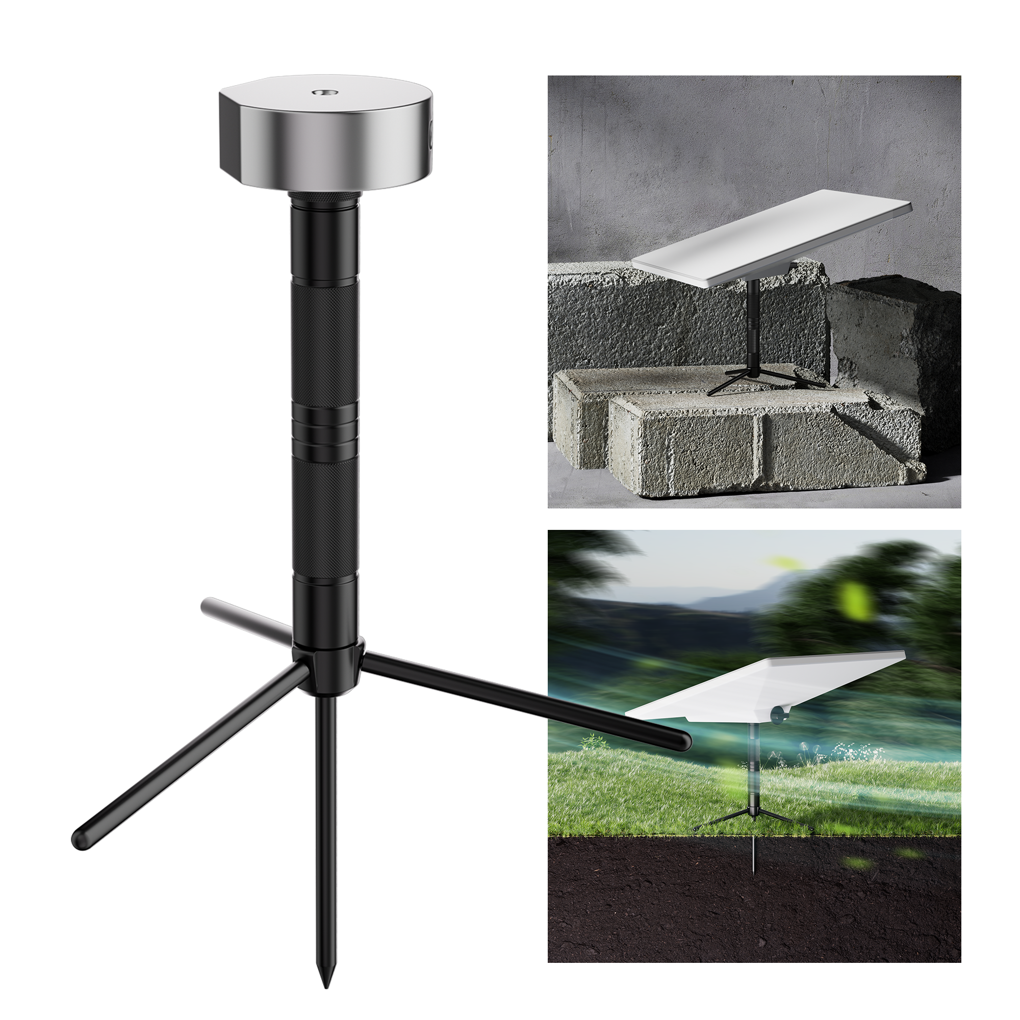 Tube-Store” Design Demo: Legs & Anchors Disassemble and Store Inside Center Pole for Unmatched Portability.