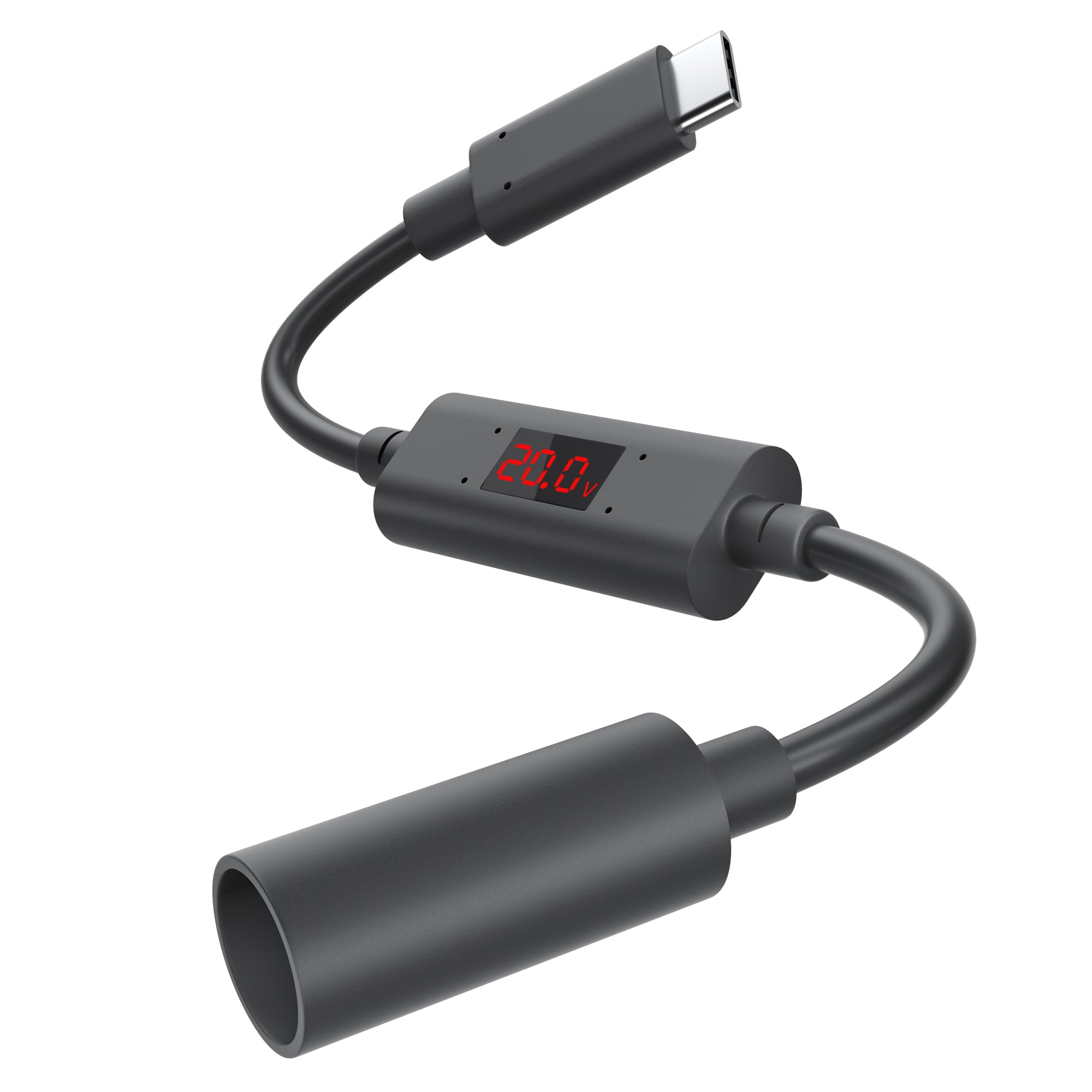 Starlink Mini USB-C PD Adapter, Digital V/A Meter, 20V Smart Trigger, for Power Banks, Plug-and-Play.