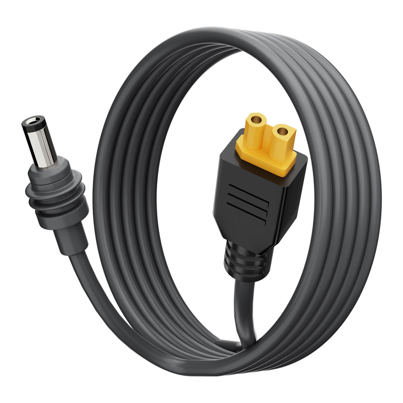 Starlink Mini XT30 to DC Power Cable, 18AWG Low-Loss Core, for Portable Power Stations.
