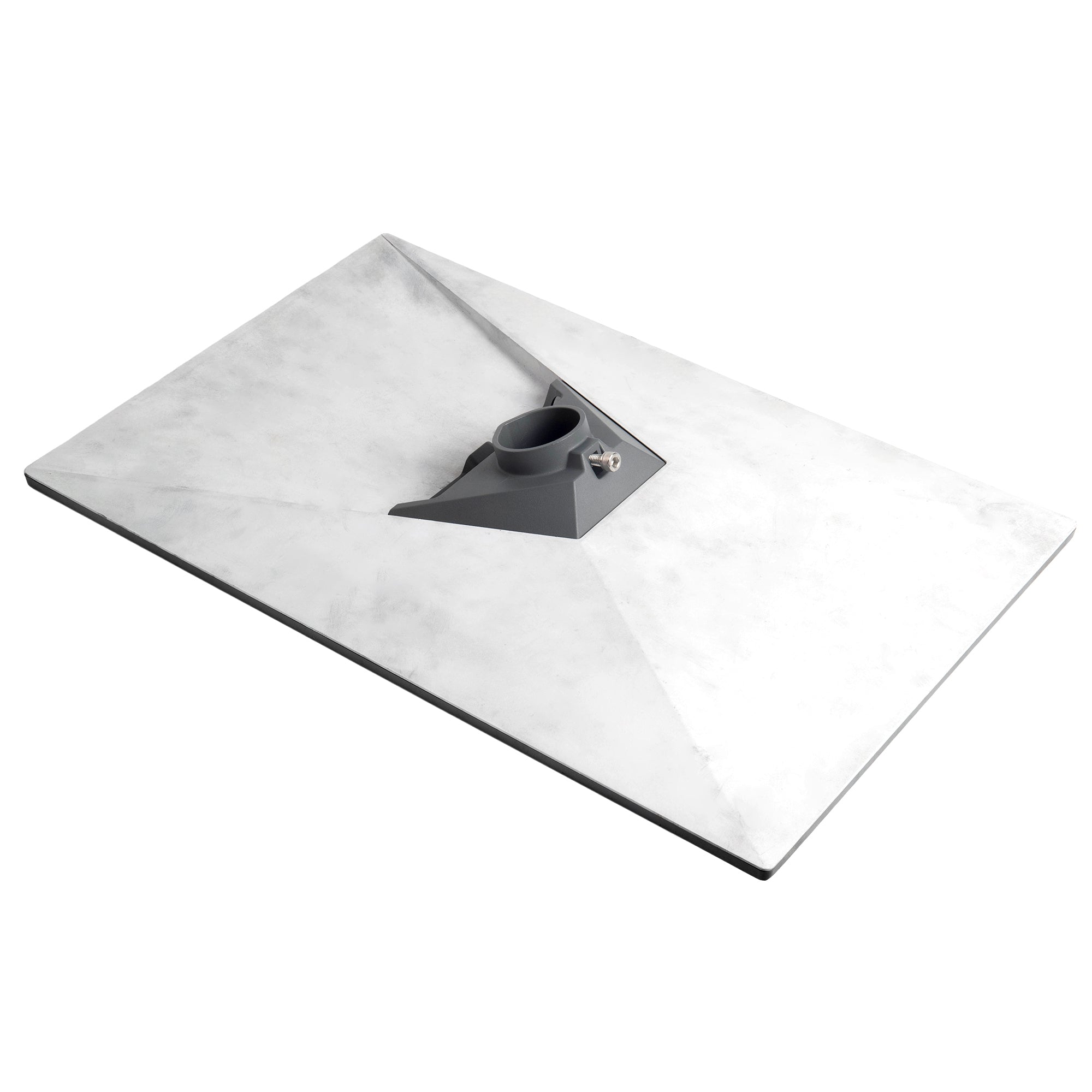 One-Piece Die-Cast Aluminum with Weather-Resistant Finish, Superior to Plastic Mounts.