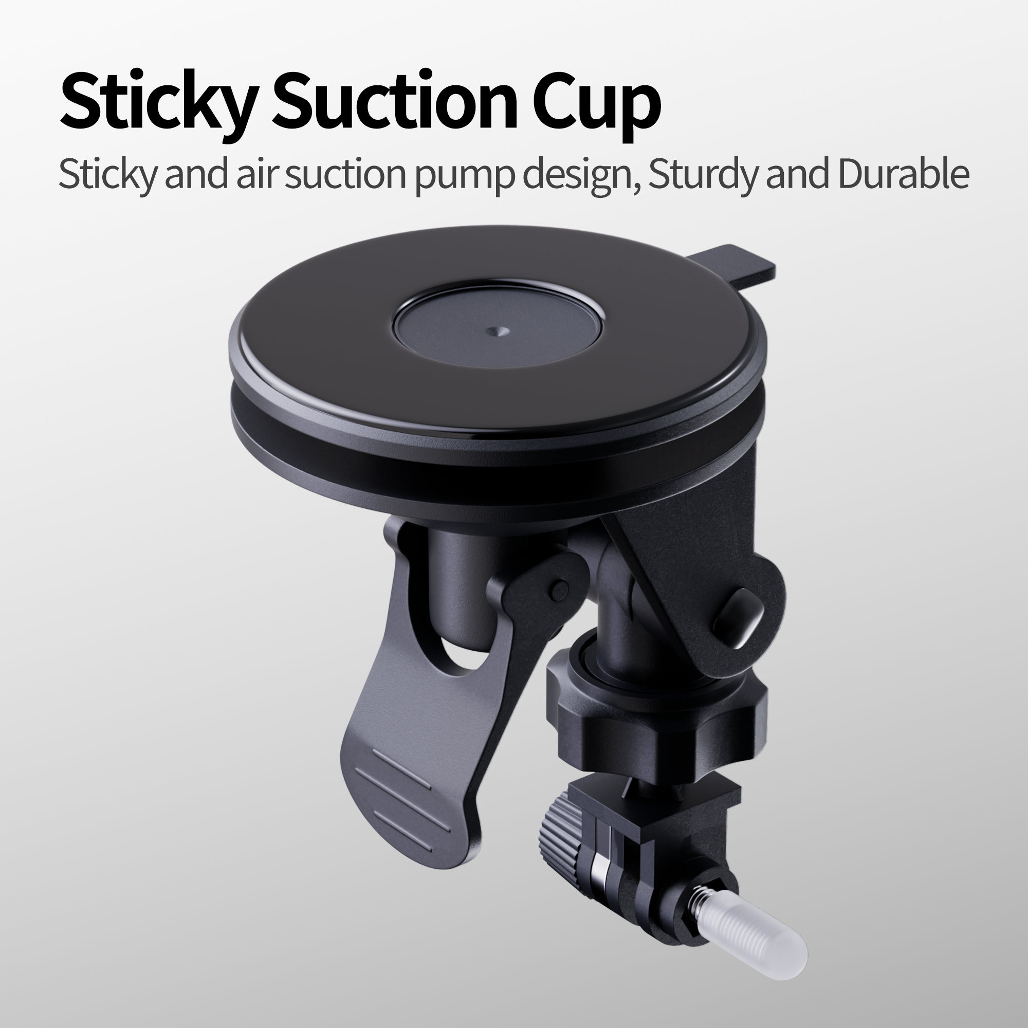 80°C Heat-Resistant ABS Material, Prevents Softening or Suction Loss Under Direct Sunlight.