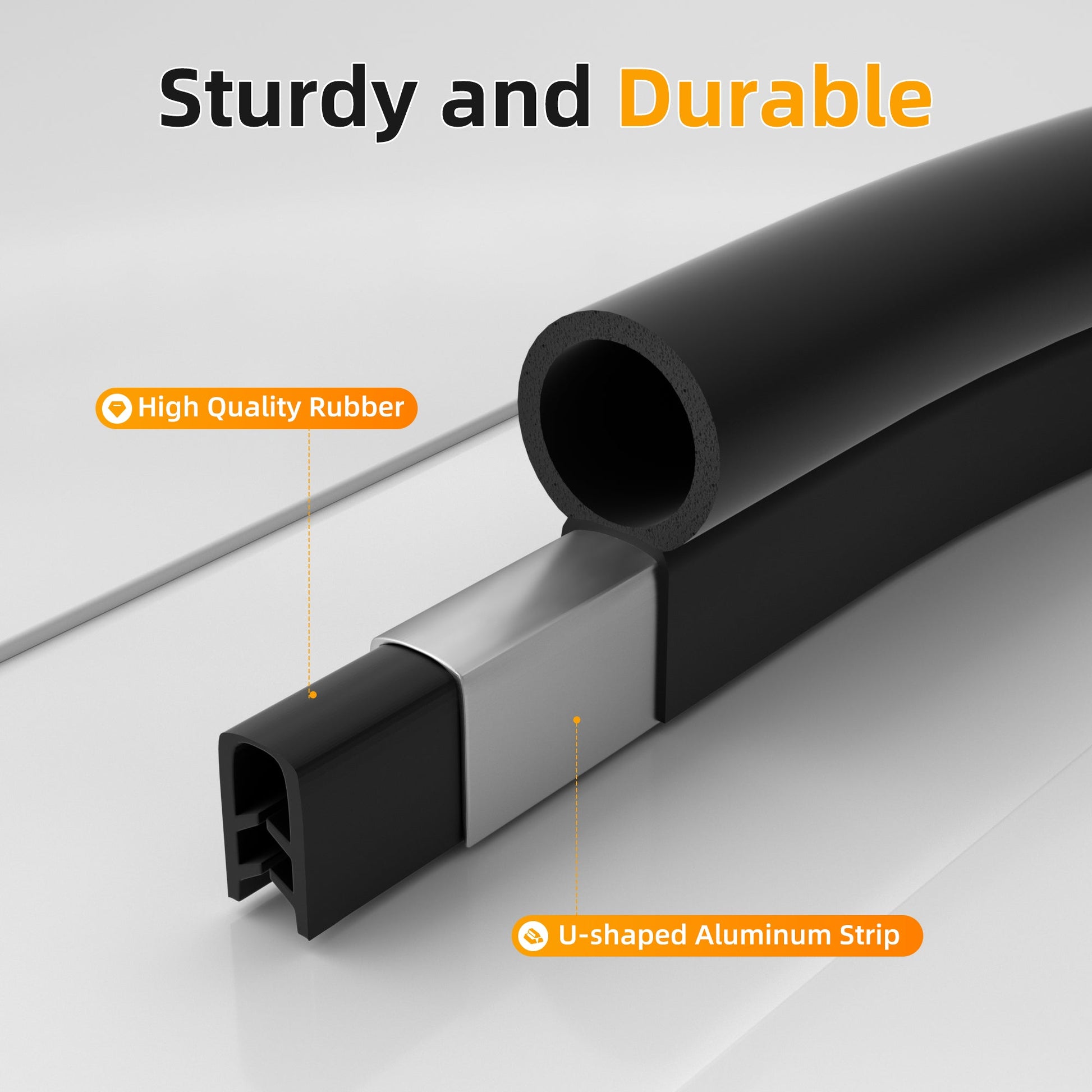 Seal in Use on Car Door, Sunroof, Hatch, and Boat Hatch Edges, Showcasing Universal Application.