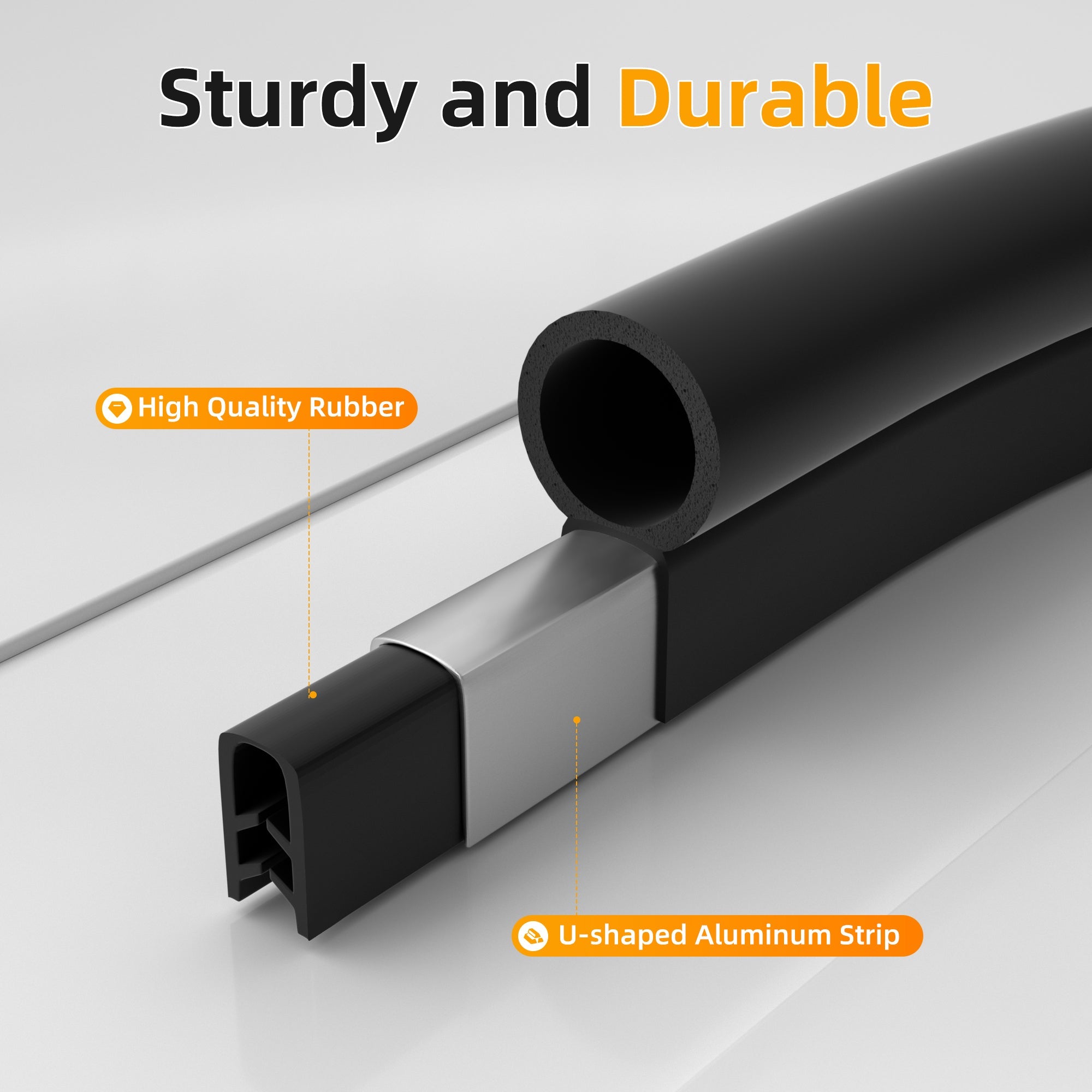 Seal in Use on Car Door, Sunroof, Hatch, and Boat Hatch Edges, Showcasing Universal Application.